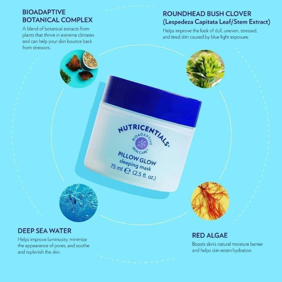 NuSkin: Nutricentials Pillow Glow + Satin Pillow Case w/ Gift Wrap