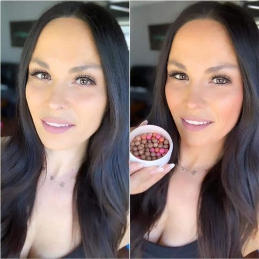 NuSkin: NuColour Bronzing Pearls w/ pink blush brush + Gift Wrap