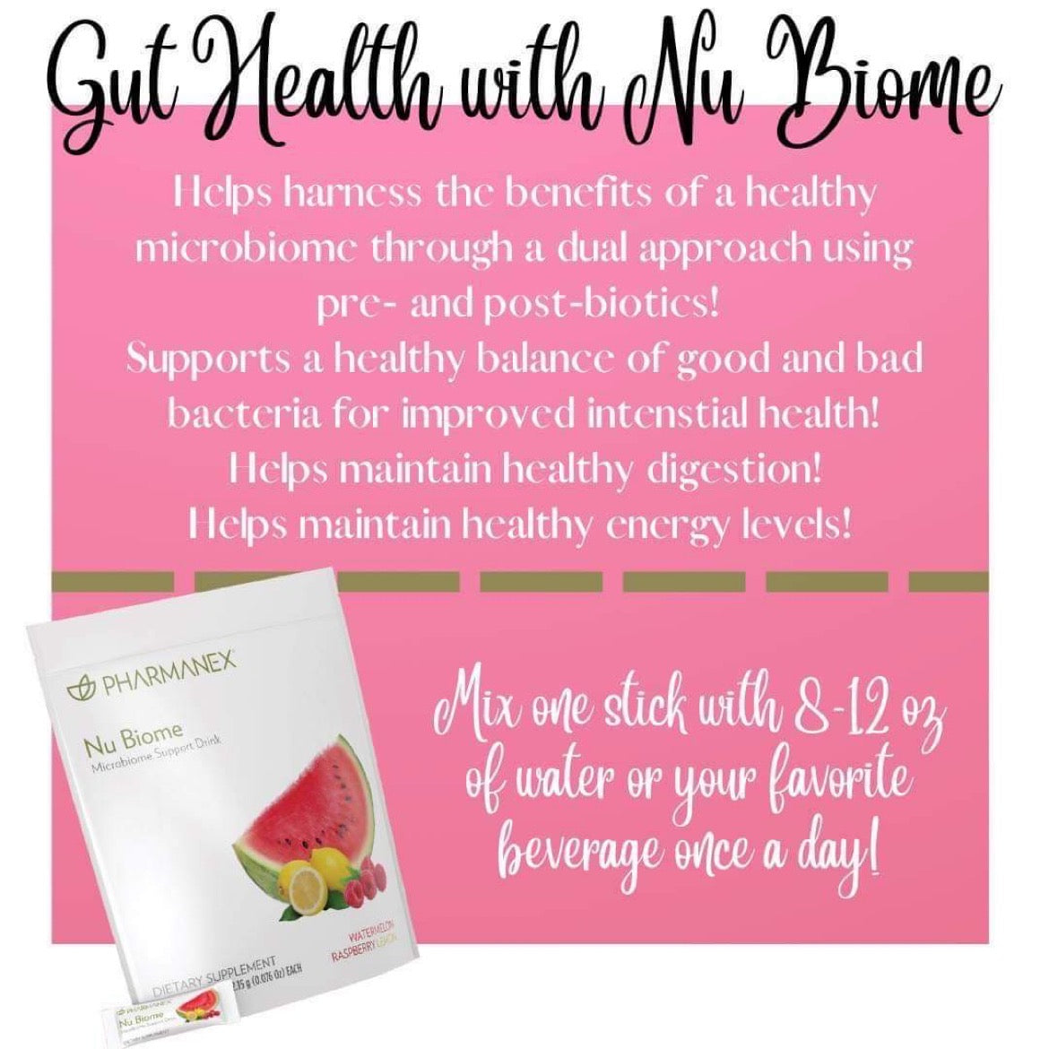 NuSkin: Nu Biome Gut Drink 30pk
