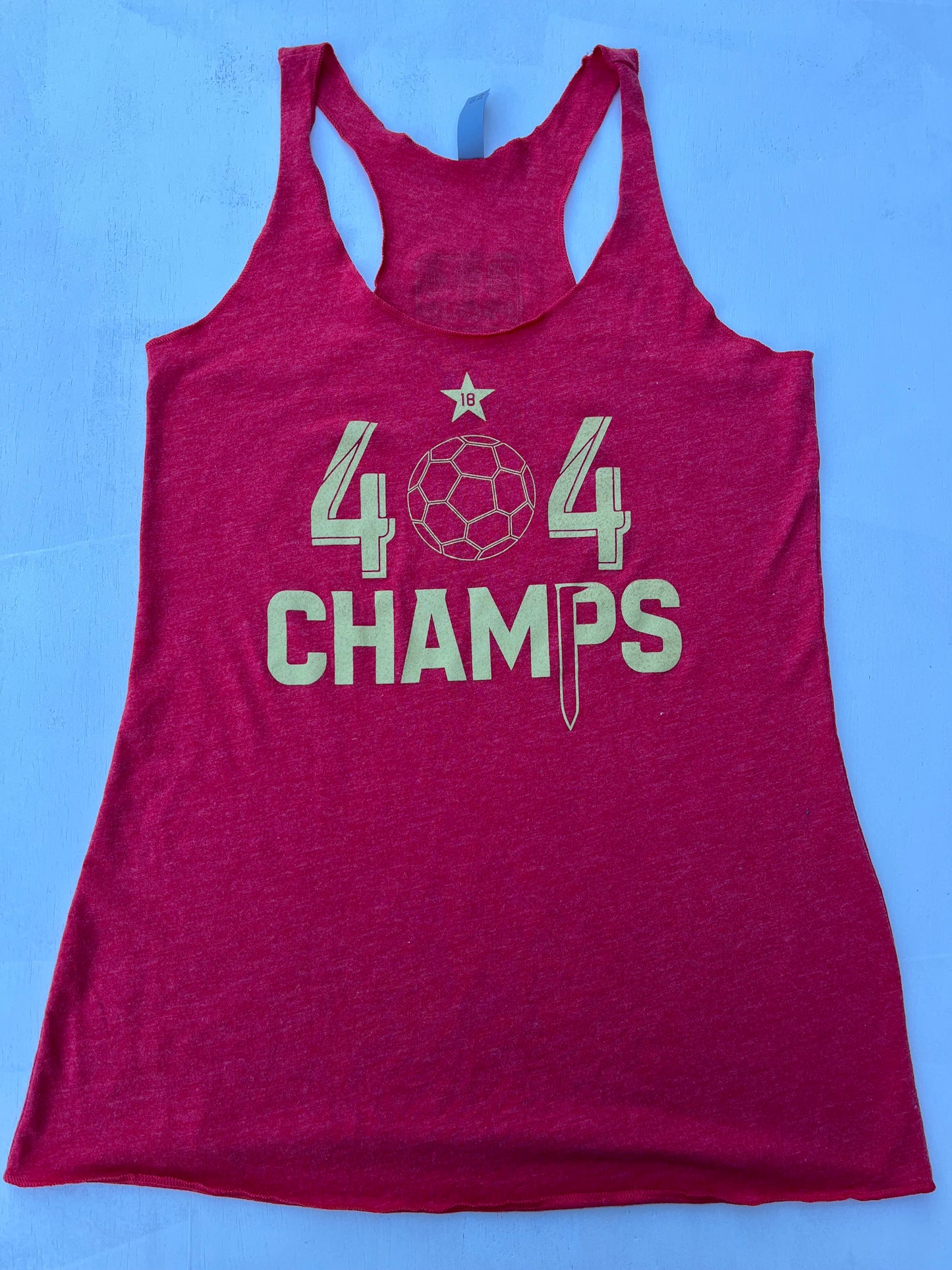 404 Champs Red Ladies' Racerback Tank